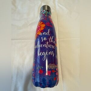 Stainless steel ,Floral Insulated water Bottle. 24 oz.
